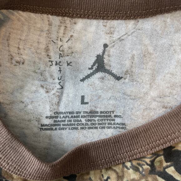 Set/Lot of 3 Travis Scott T-shirts Cactus Jack Jordan Nike Men's M/L - Picture 7 of 12